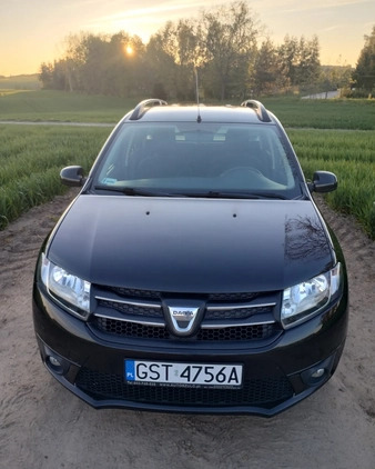 Dacia Logan cena 19900 przebieg: 143250, rok produkcji 2014 z Radzymin małe 137